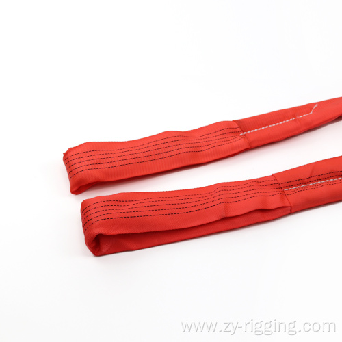 high quality Red Lifting Round Sling polyester